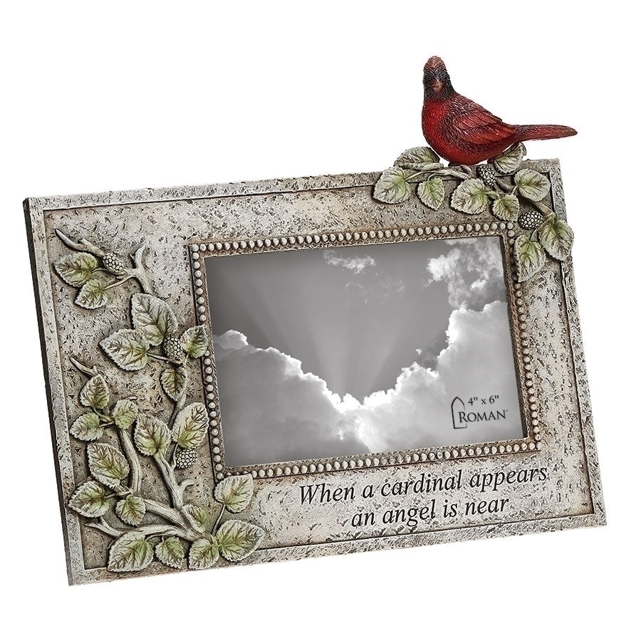 Cardinal photo frame - landscape – Treasured Memories Gift Center