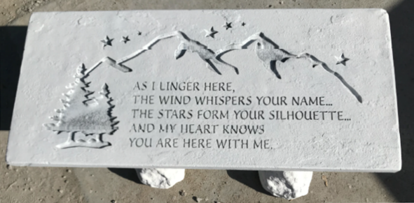 Memorial Benches - As I Linger