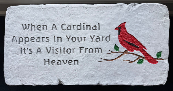 Memorial Benches - When a Cardinal