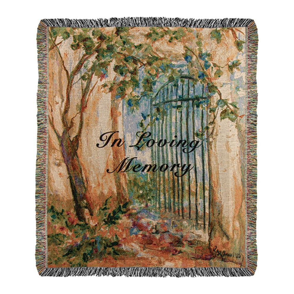 In Loving Memory Gate Throw