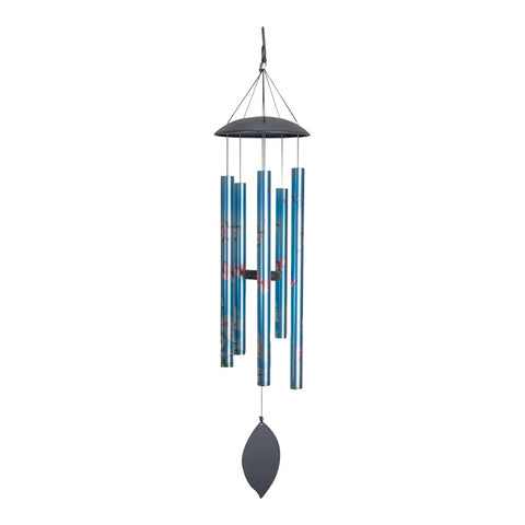Metal windchime - blue butterfly