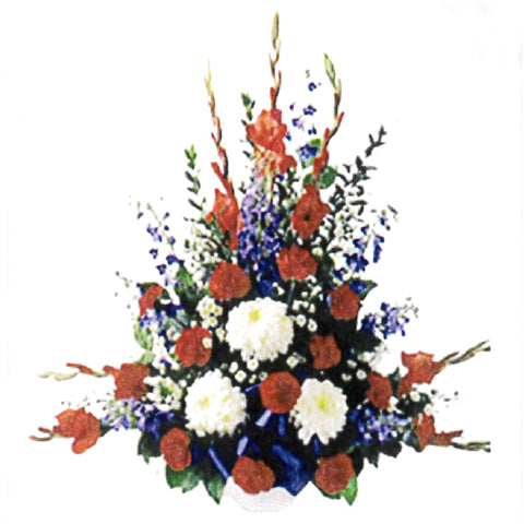 Red, White and Blue Arrangement