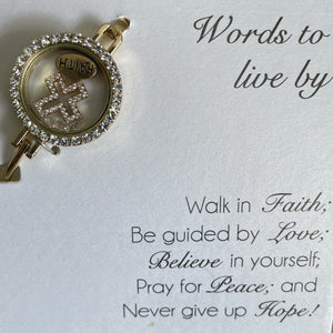 Words to Live By Bracelet