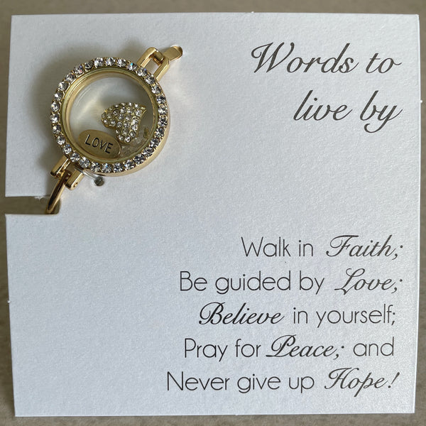 Words to Live By Bracelet