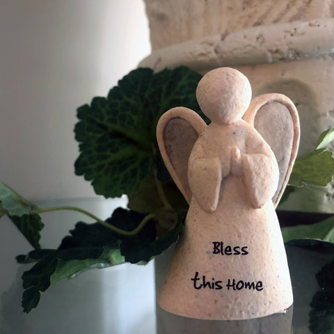 Angel Figures - Bless This Home