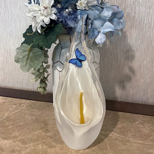 Butterfly & Calla Lily Cremation Urn
