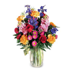 Lush Bouquet of Vivid Colors