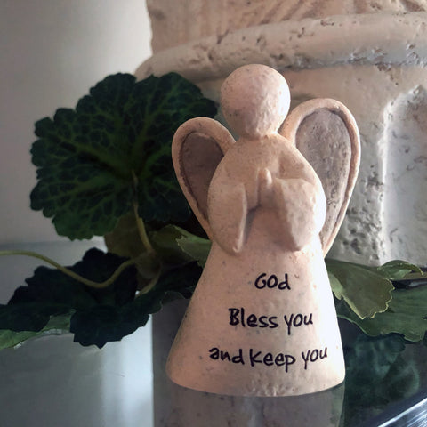 Angel Figures - God Bless You and Keep You