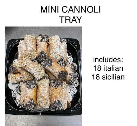 Mini Cannoli Tray