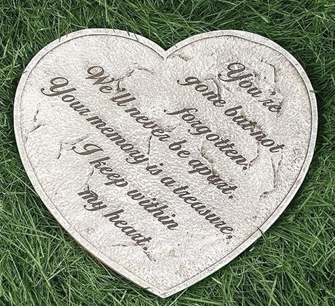 11'' Heart Garden Stone