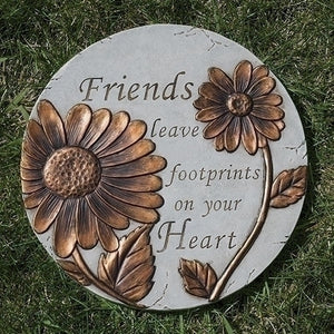 9'' Friends Garden Plaque