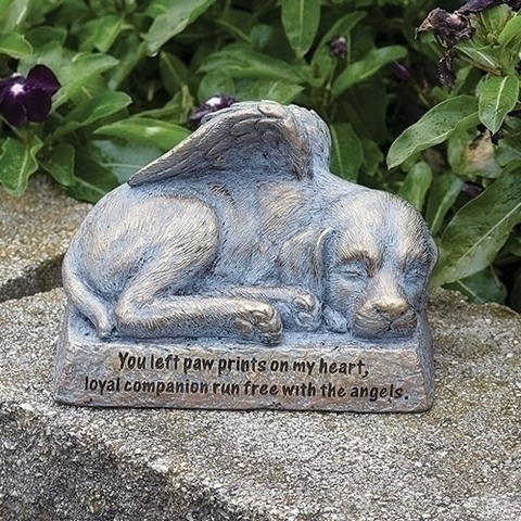 Dog with Wings Garden Statue