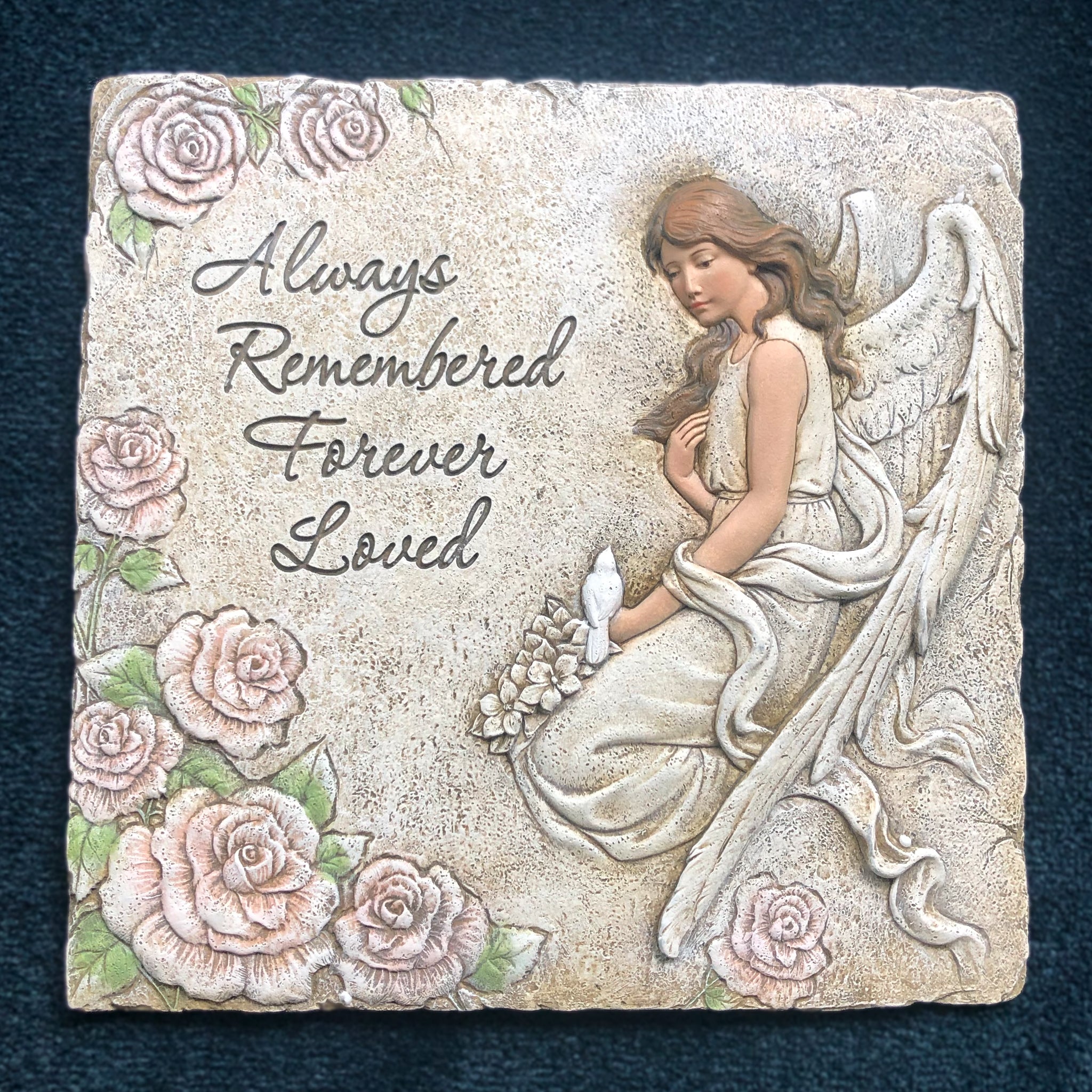 Always Remembered Angel Stepping Stone