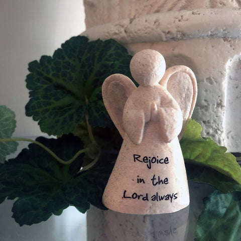 Angel Figures - Rejoice in the Lord Always